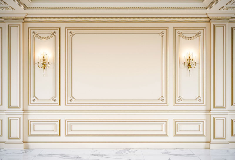 French Provincial Wall Paneling – Wall Design Ideas