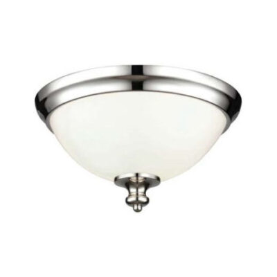 Classic Flush Ceiling Light polished nickel