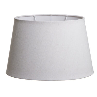 American Pride Lampshade Co White 01-78095810 Scallop Octagon Soft Tailored Lampshade Shantung 