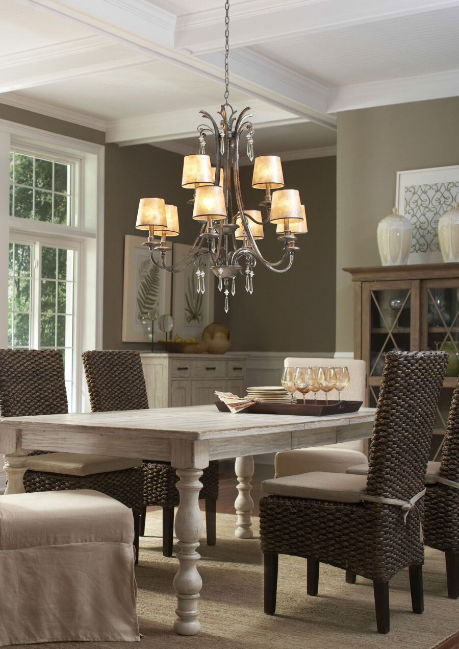 French Traditional Style Chandelier Dining Room Lighting