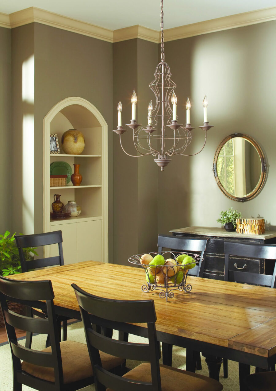 Refined & Traditional French Dining Room Chandelier