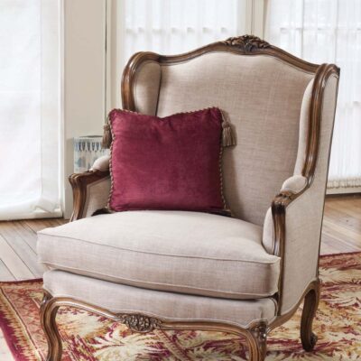 Classic & Traditional Styles Timber Wingback Chair