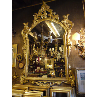 Classic French Ornate Gold Mirror and Frames