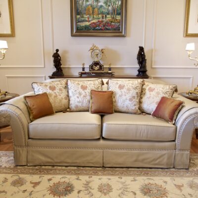 Classic & Elegant French Upholstered Sofa