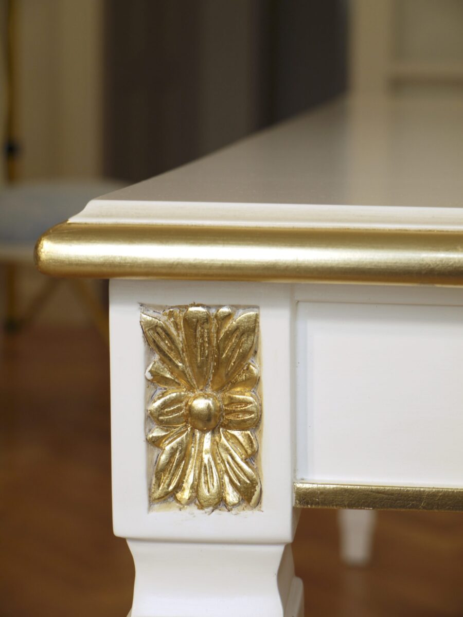 Classic French Dining Table with Exquisite Gilding Detail