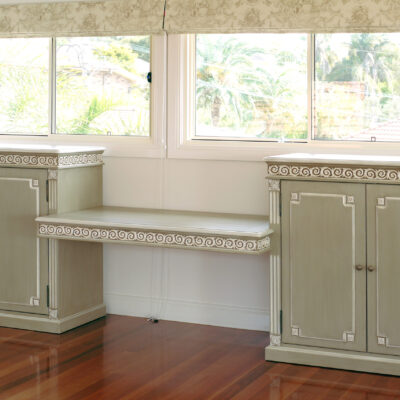 Classic French Style Custom Painted Cabinets