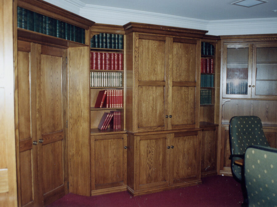 Classic French Timber Library Cabinet