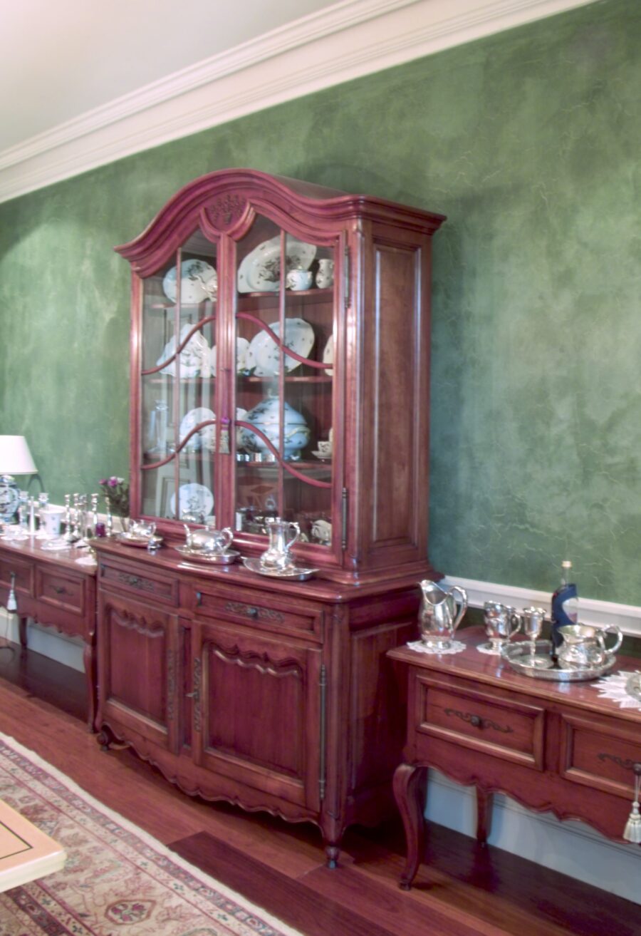 Classic & Traditional Cherry Timber Display Cabinet