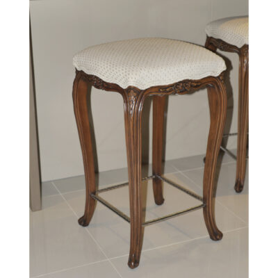 Classic French Timber Kitchen Stool
