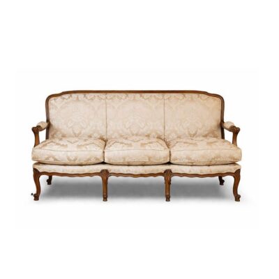 Louis XV 3-Seater Bergere
