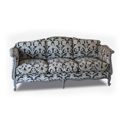 Louis XV 3-Seater Daybed Painted