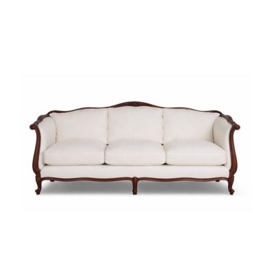 Louis XV 3-Seater Daybed with Back Rail