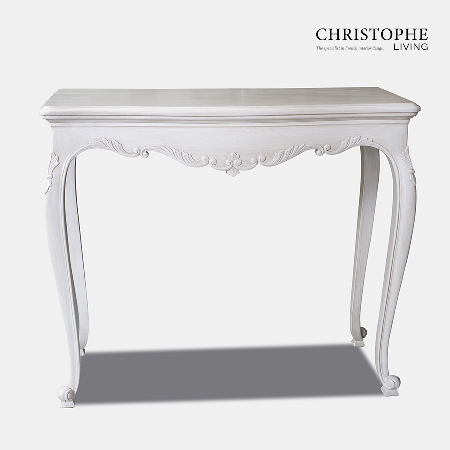 Antique White French Hall Table