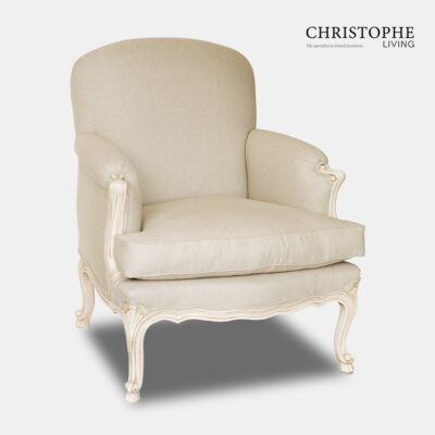 Armchairs French Provincial Luxury, White French Style Armchair