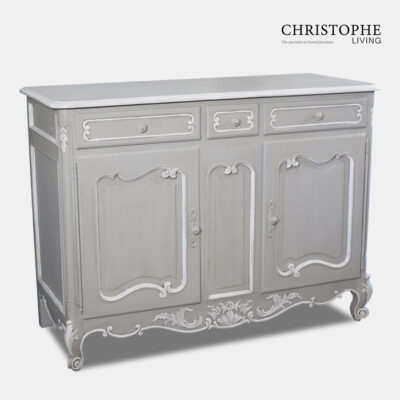 French Provincial Sideboard Grey