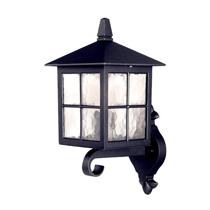 Traditional Wrought Iron Outdoor Wall Lantern