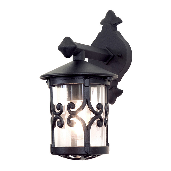 Classic Wrought Iron Outdoor Wall Lantern
