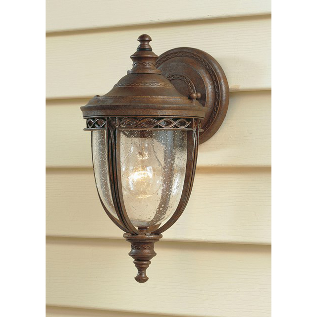 French Traditional Outdoor Wall Lantern British Bronze
