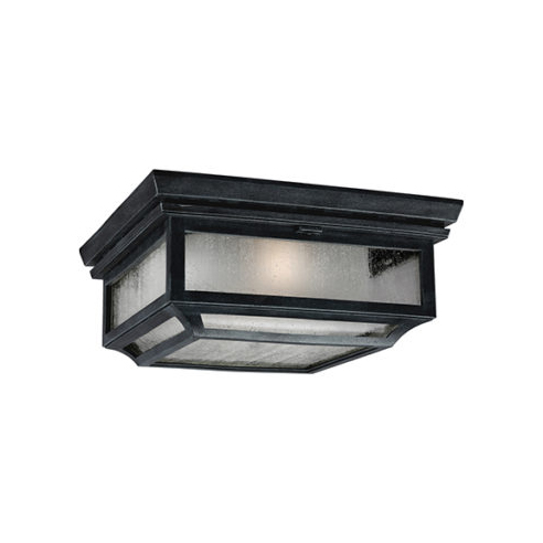 French Traditional Outdoor Flush Ceiling Light