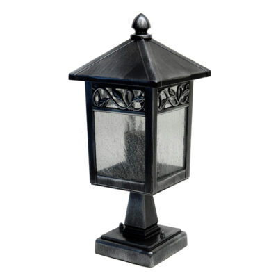 French Traditional Outdoor Pedestal Light