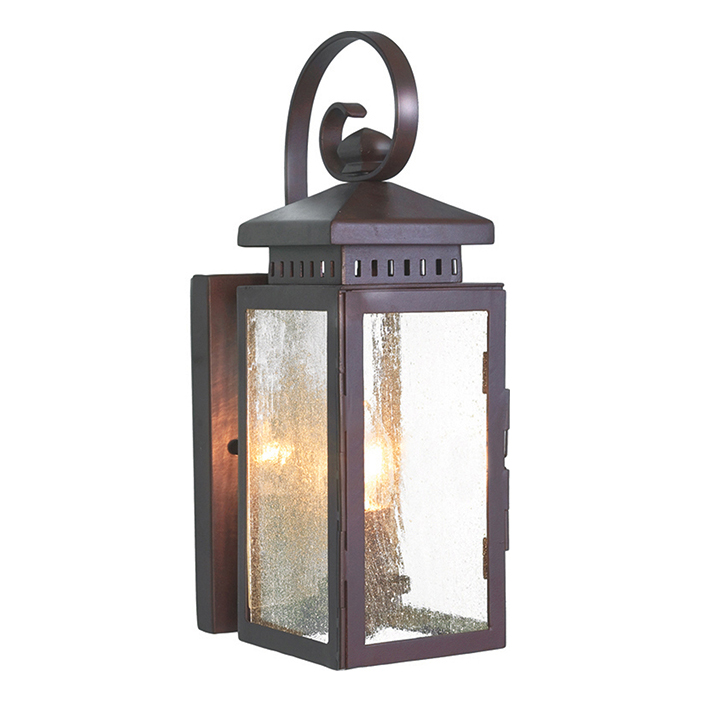French Wrought Iron Outdoor Wall Light