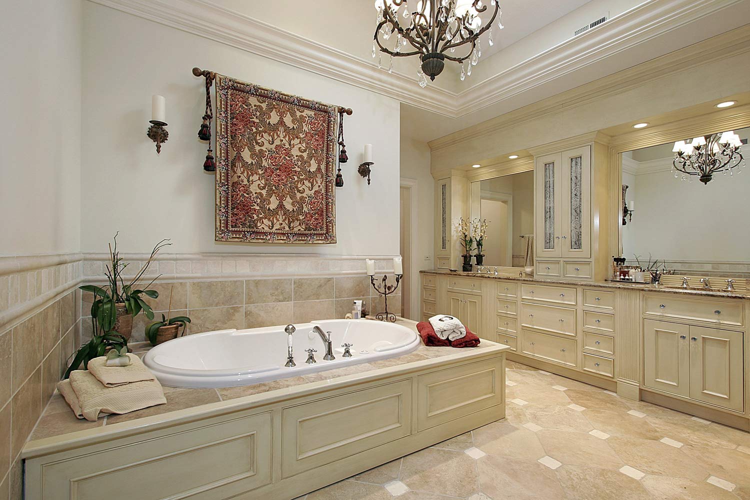 15 French style bathroom and vanity design