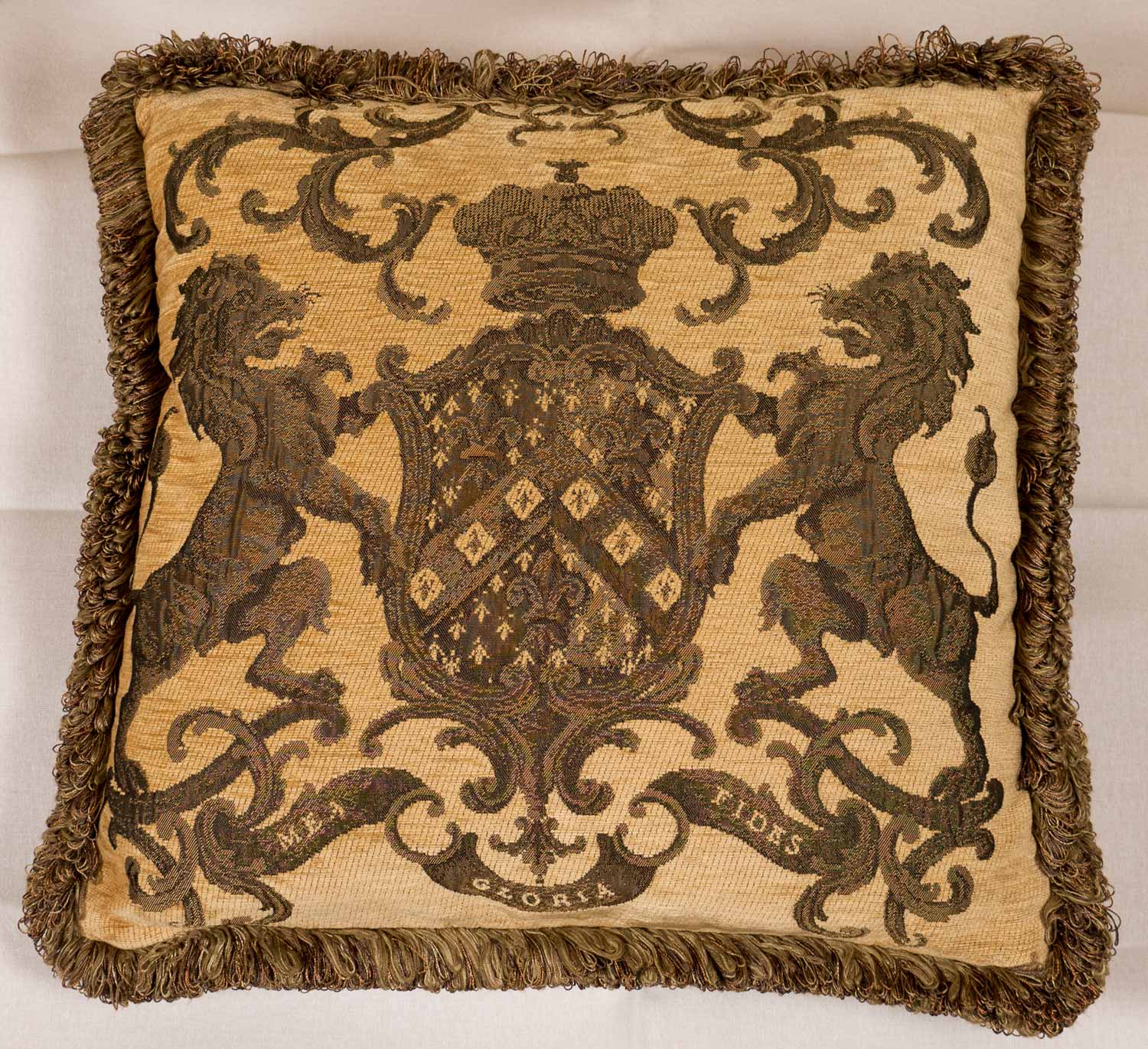 17- French damask fabric
