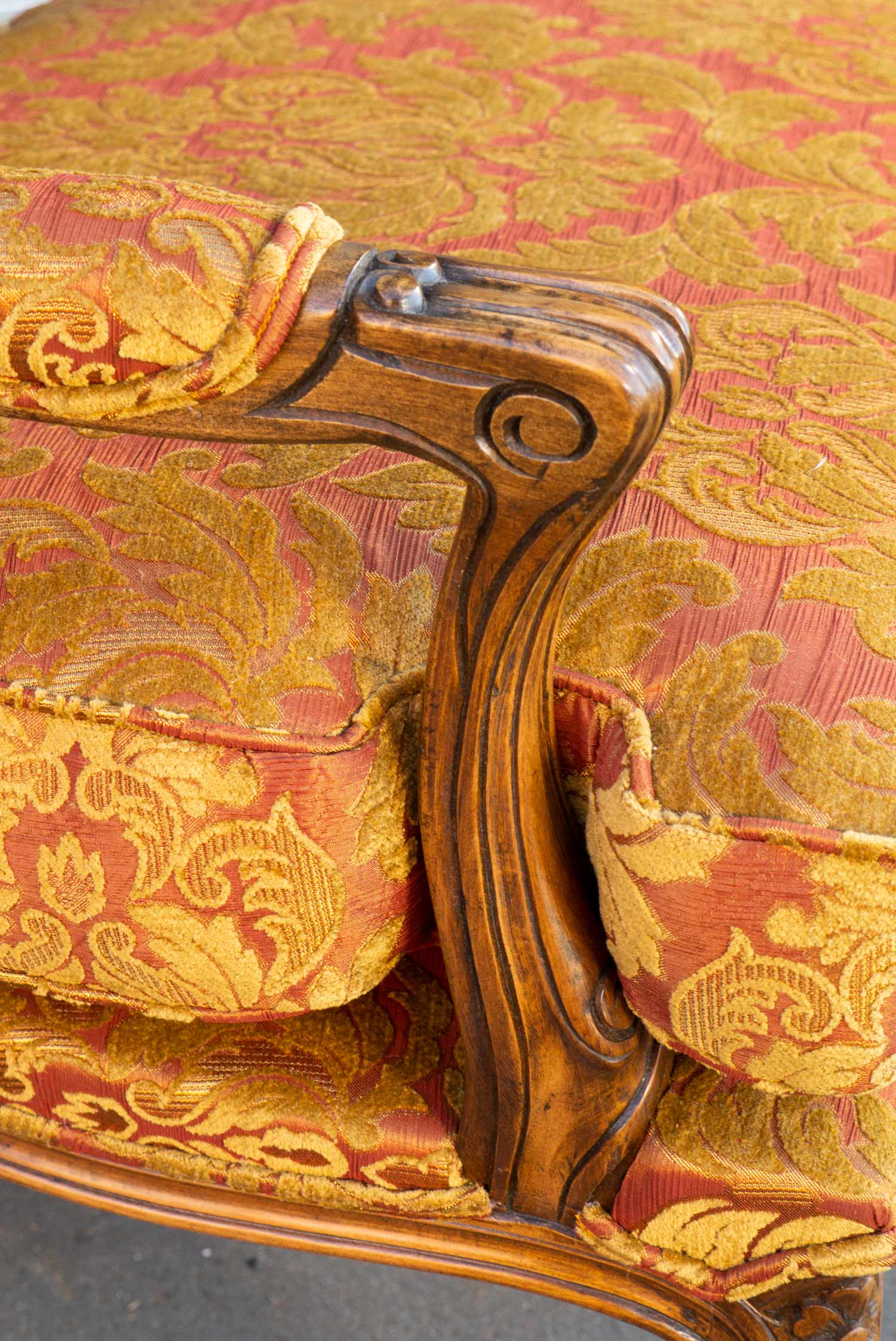 22- French damask fabric
