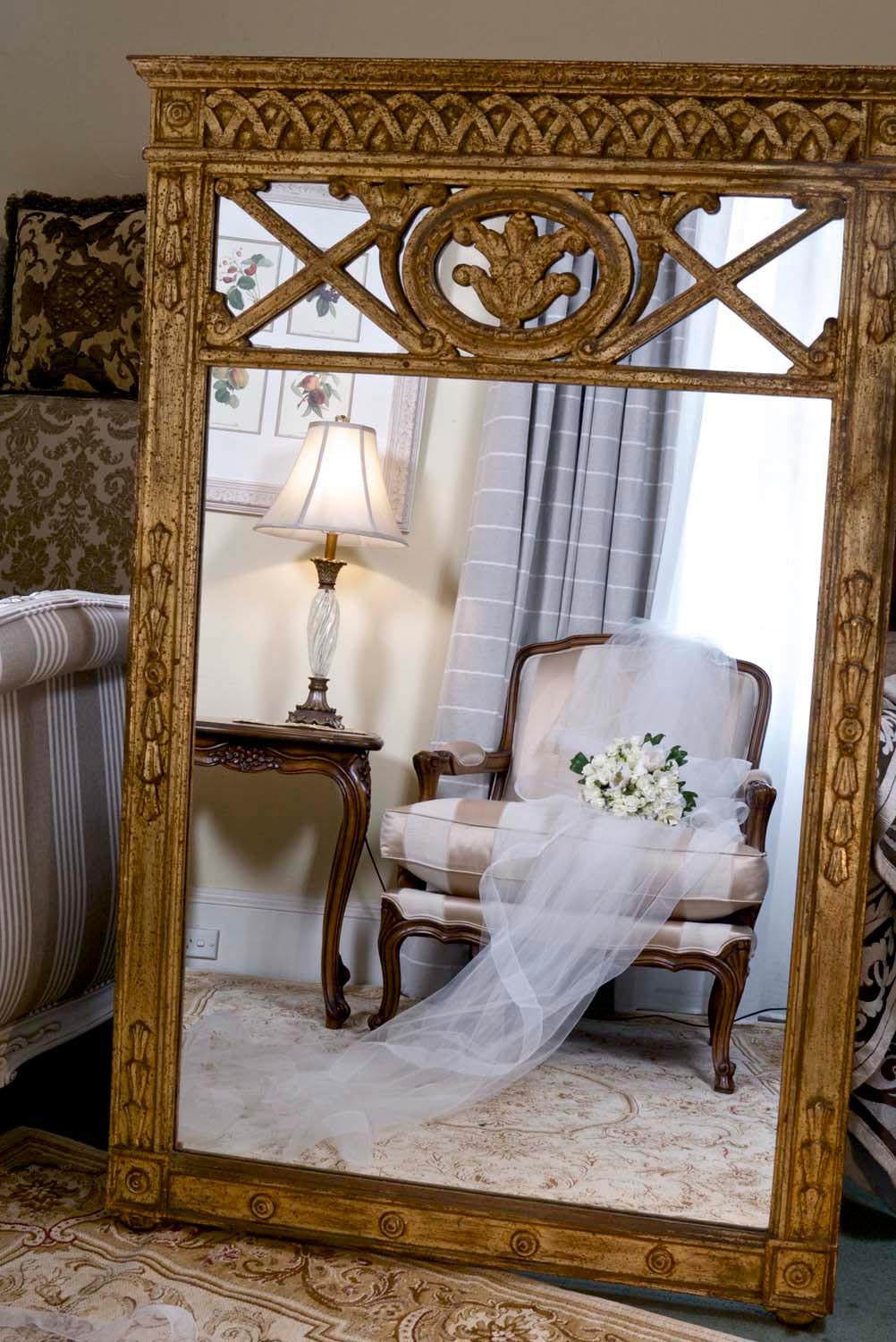 23 French mirrors and trumeau