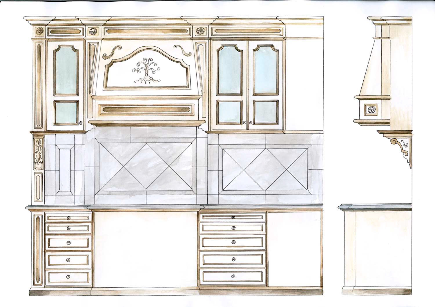 25 French provincial and classic kitchens