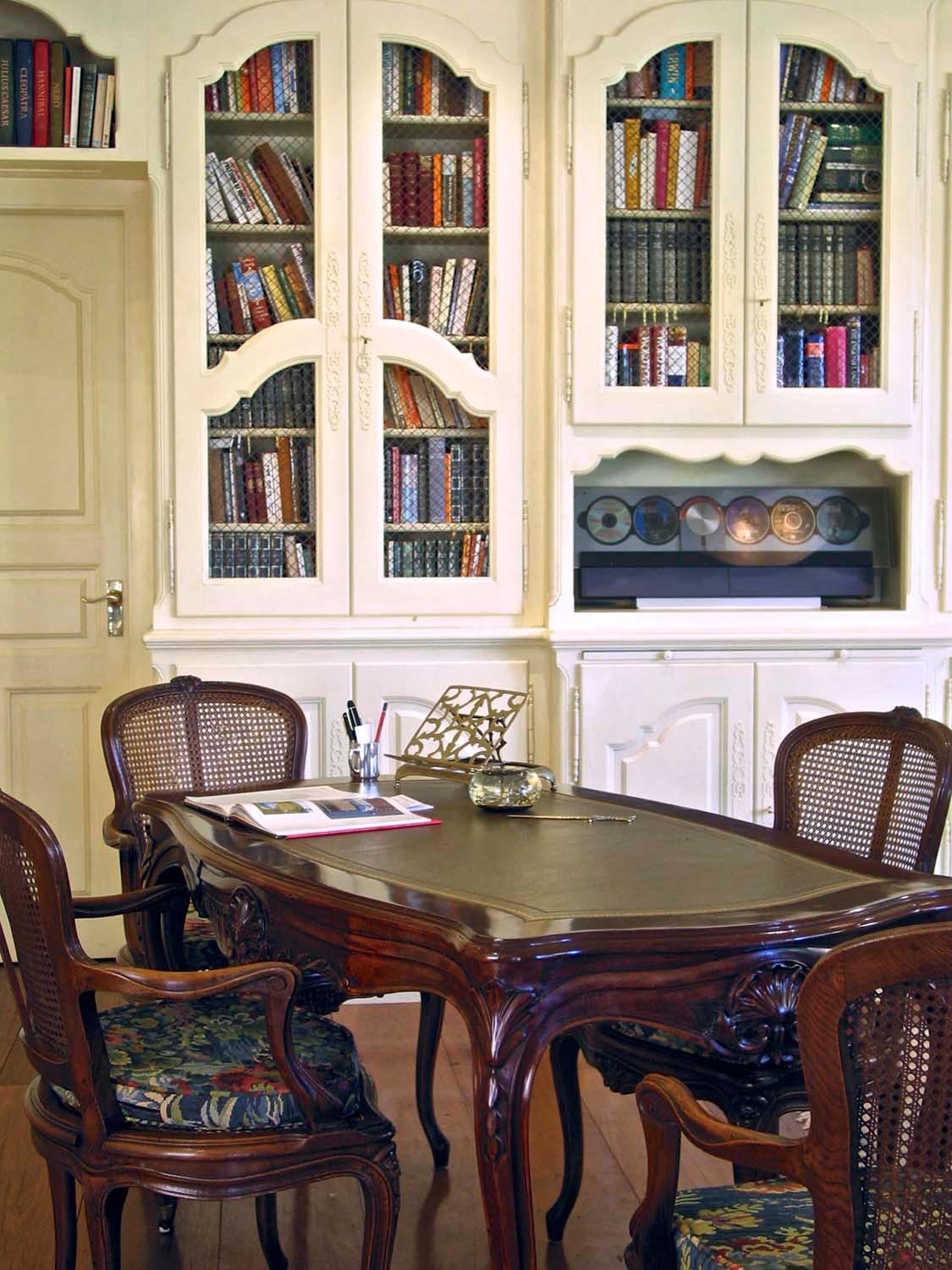 30 French provincial, French Louis classicall libraries