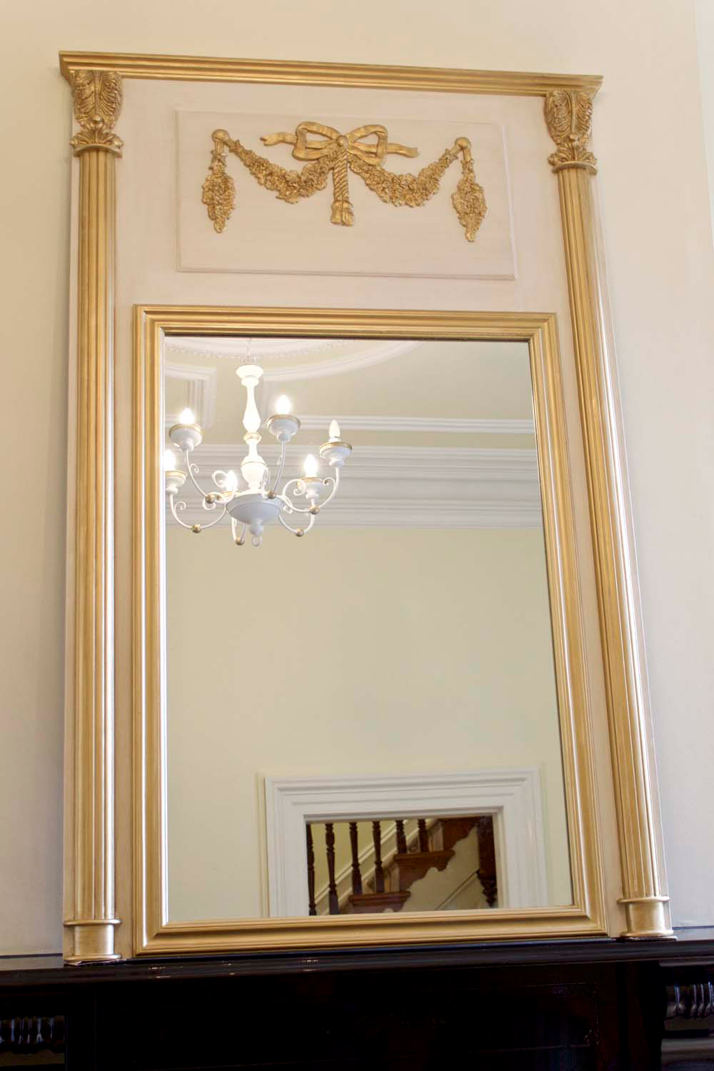 33 French mirrors and trumeau