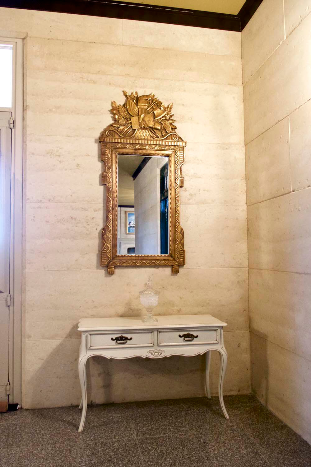 38 French mirrors and trumeau