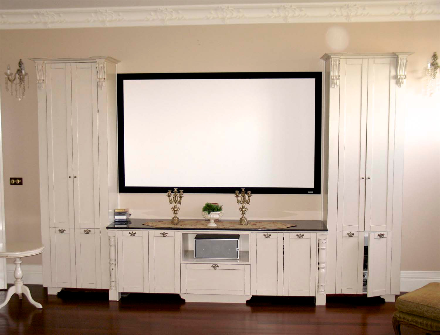 50 French classicla buffet, library and TV unit design