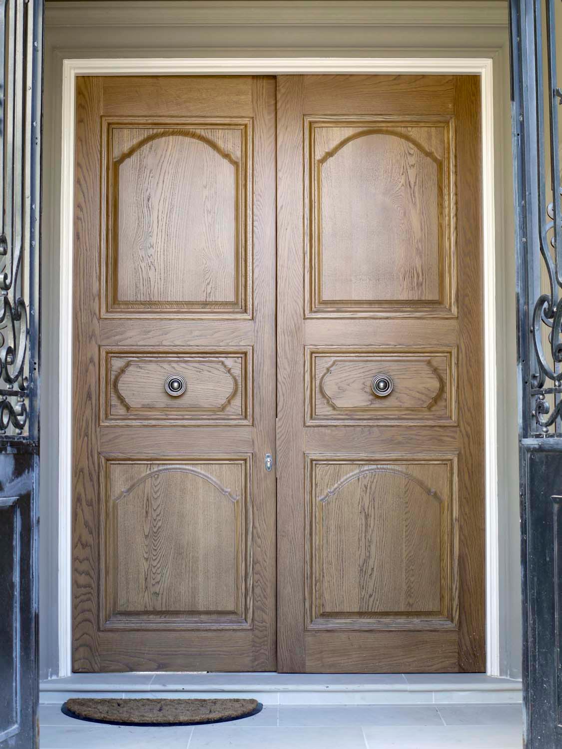 8 French traditional timber entrance door