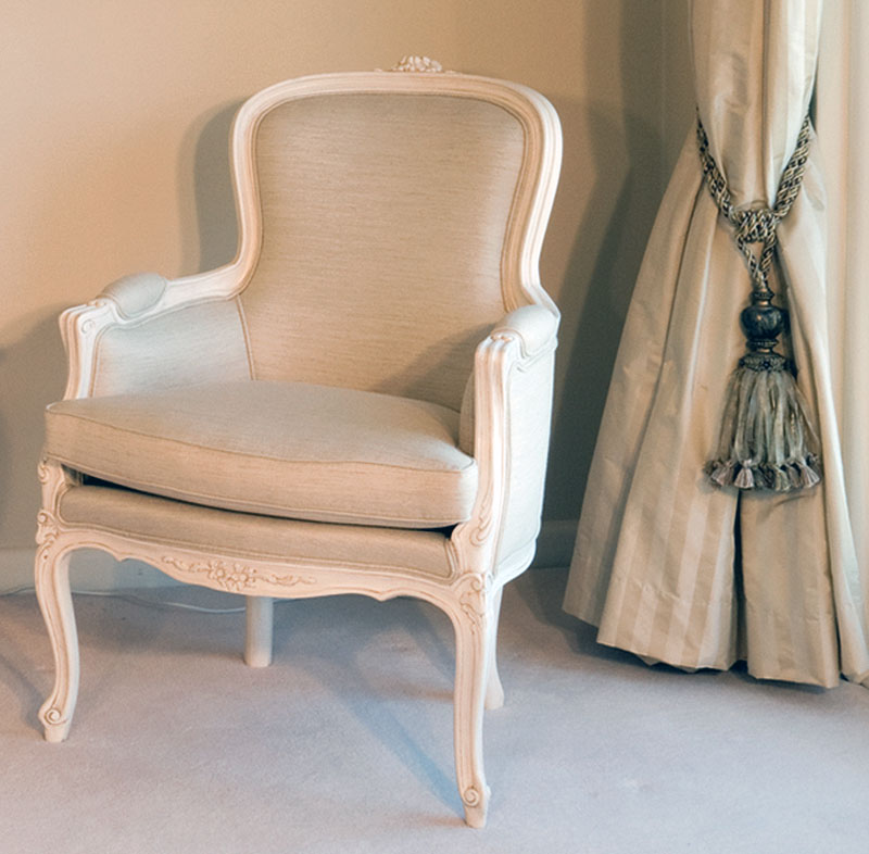 French style painted chair