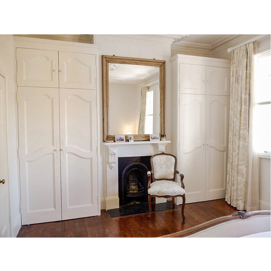 French provincial wardrobe in white