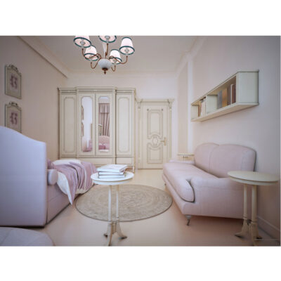 DIrectoire French walk in wardrobe