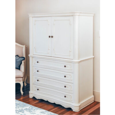 Free-standing French provincial wardrobe