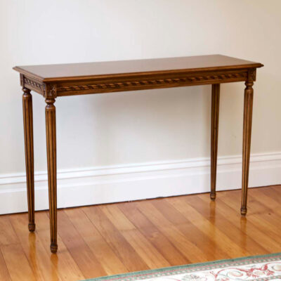 French Hall Table Walnut Timber