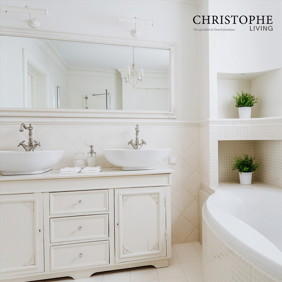 French Provincial & Hamptons custom bathroom vanity