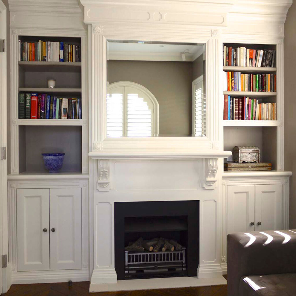 French provincial Bookcases Sydney & Australia Timber, White, Hamptons