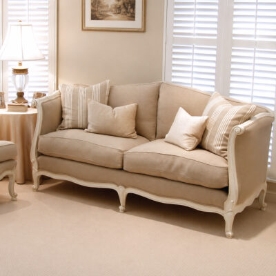 Louis XV 2.5 Seater Daybed Sofa Painted