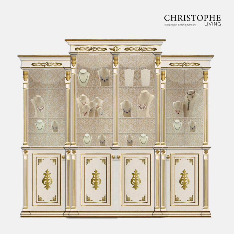 French Hamptons Jewellery display cabinet wardrobe design buffet design