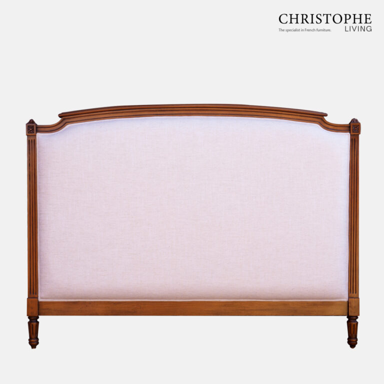 French Hamptons Bedhead Timber Christophe Living