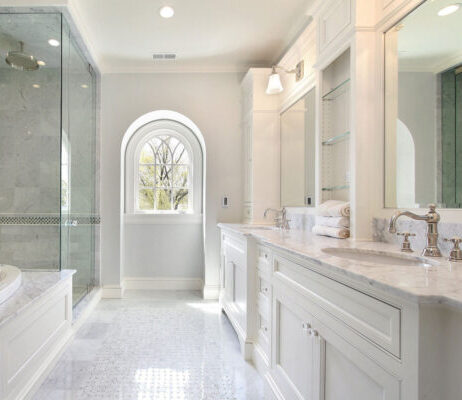 Hamptons bathroom custom design vanity