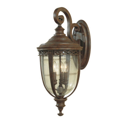aged brass outdoor lantern
