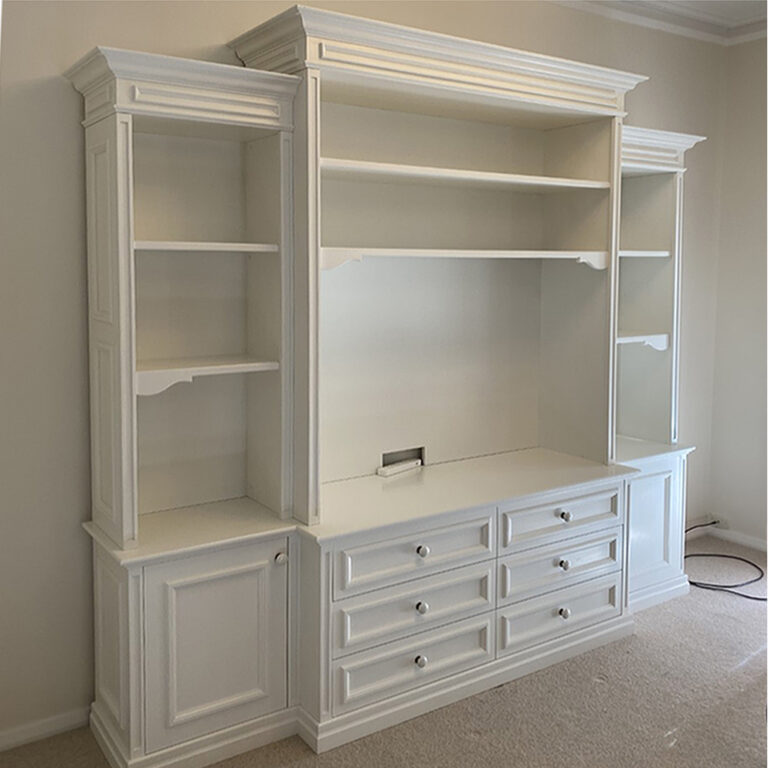 Hamptons style tv unit - classic custom furniture sydney