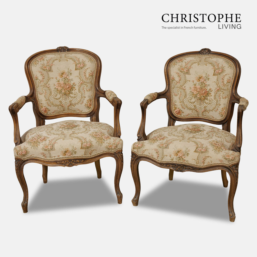 french chair sydney with tapestry upholstery