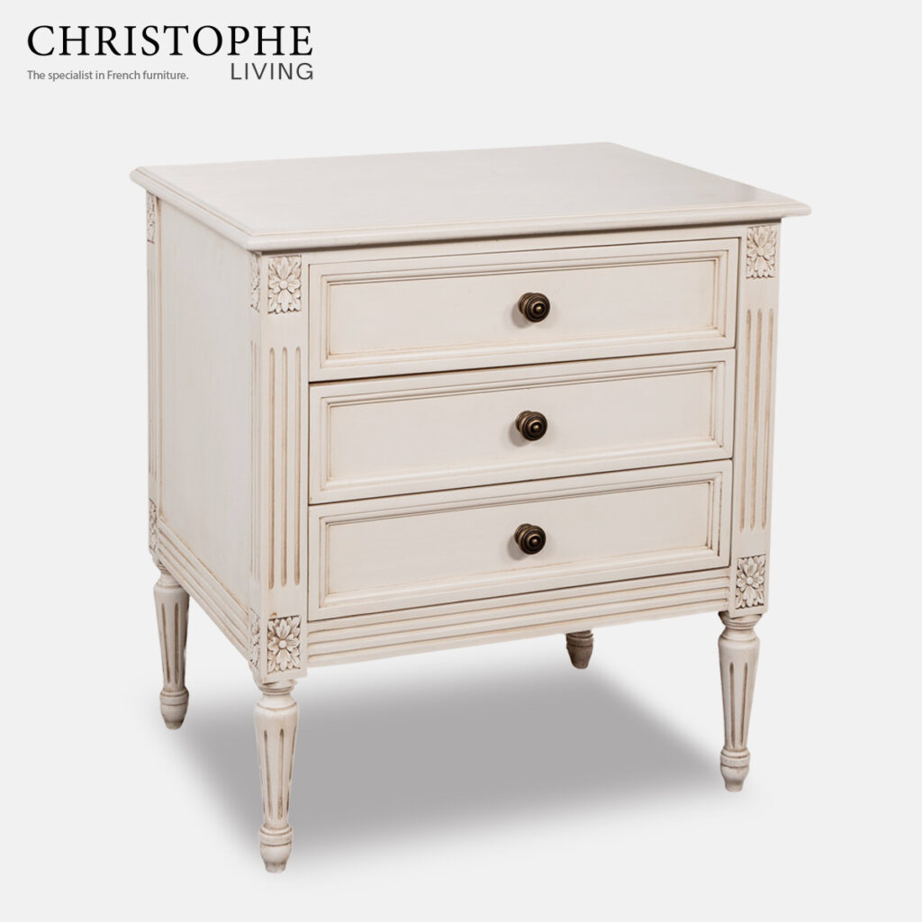 French Provincial Bedside Table - Christophe Living